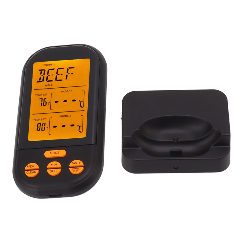 EN2010 1 Wireless Dual Probe Thermometer Kitchen Meat Thermometer Digital