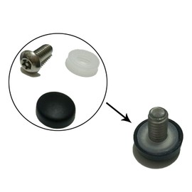 Stainless Steel Anti Theft Bolt Kit Fit for Harley Seat Mounting Rear Fender Black Cap for Motorcycle Car Tuning Part