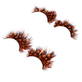 Outanaya 3sets Long False Eyelashes Side Lashes Costume Lashes for Party 2pairs*3