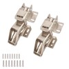 Qrity Cupboard Hinges - 2 Pack, 90 Degree Flap Hinges,