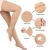Evolyline Medical Open Toe Thigh High Compression Socks for Women