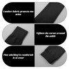 Kids Sock Sleeves,3 Pairs Football Sock Sleeves,Black Elastic Shin Pad