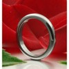 Schmuck Krone Thin Hematite Ring 3 mm Flat Grey Dark