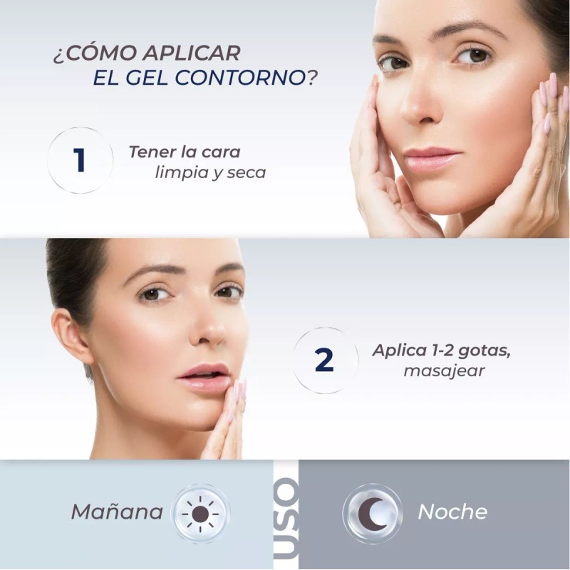 PMC Kit Crema Facial + Gel Contorno Ojos Ácido Hialurónico