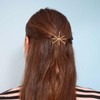 Frcolor Hair Pin, Gold, Three Pin, Pearl, With Bangs, Hair