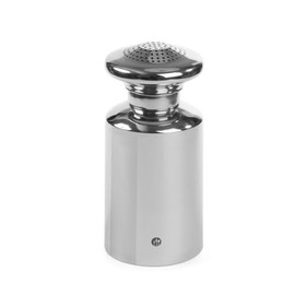 HENDI Salzstreuer, mit Schraubkappe, Pfeffer& Salzstreuer, ø80x(H)175mm, Edelstahl