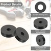 PATIKIL Multi Purpose Rubber Spacer, 4 Pcs 10mm ID x