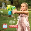 JOYIN 2 Bubble Guns with 2 Bottles Bubble Refill Solution