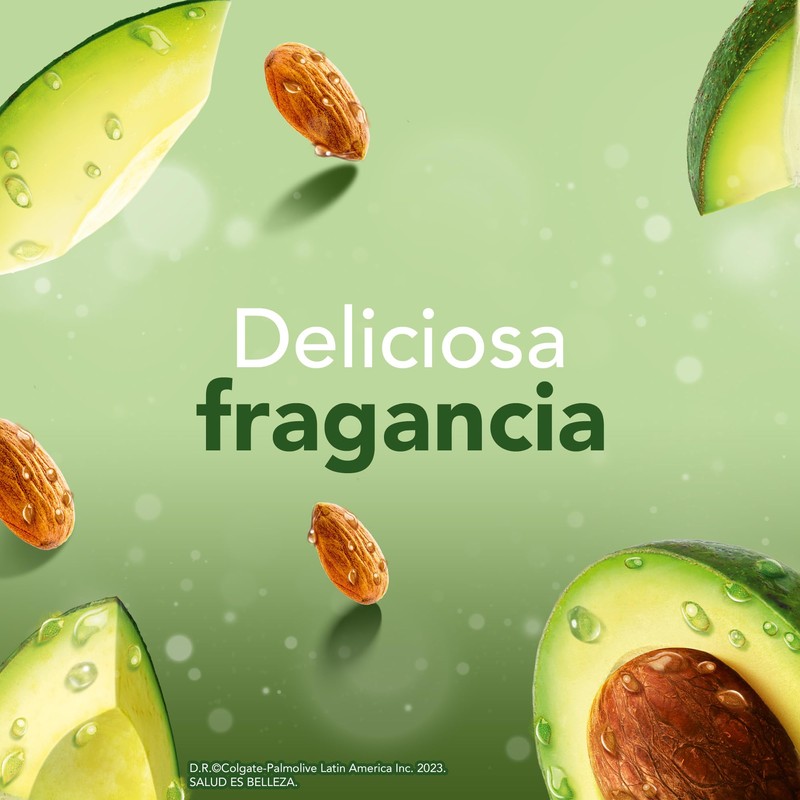 Palmolive Smoothie Jabón Líquido Corporal de Almendra, Aguacate y Leche,