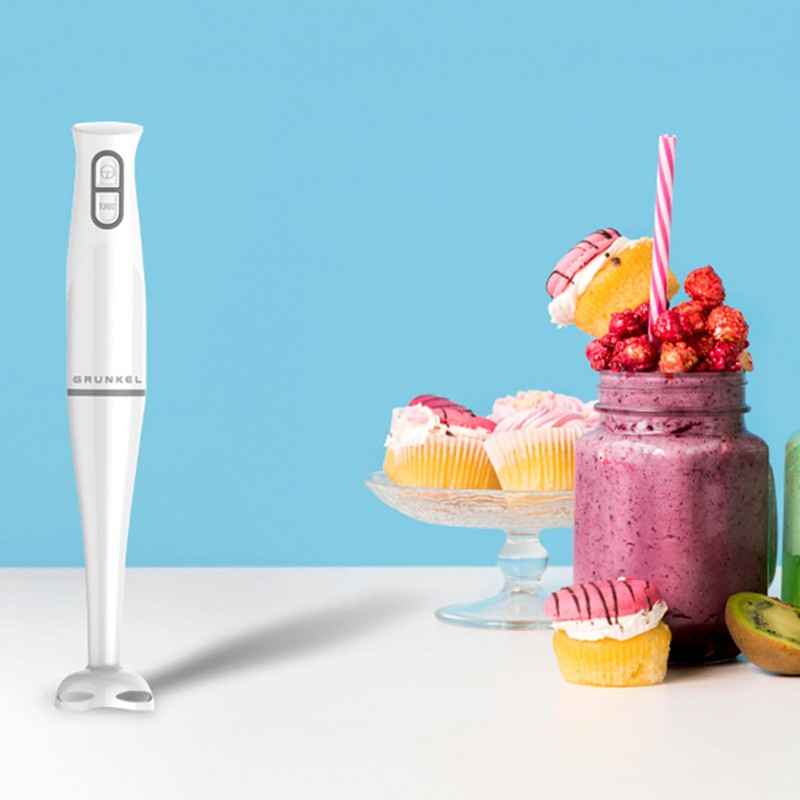 Grunkel Hand Mixer - Turbo Function, Stainless Steel Arm, LED
