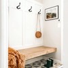 rumdraw Wall Mount Heavy Duty Antique Decorative Black Wall Hooks