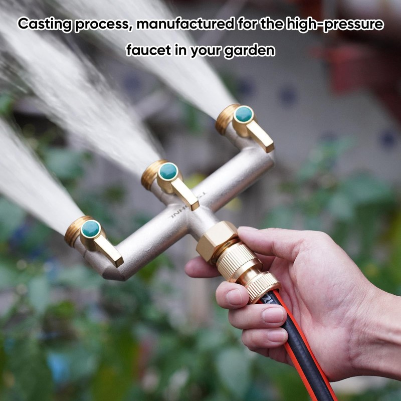 3/4 Inch Garden Hose splitter,Designed for installing multiple irrigation system