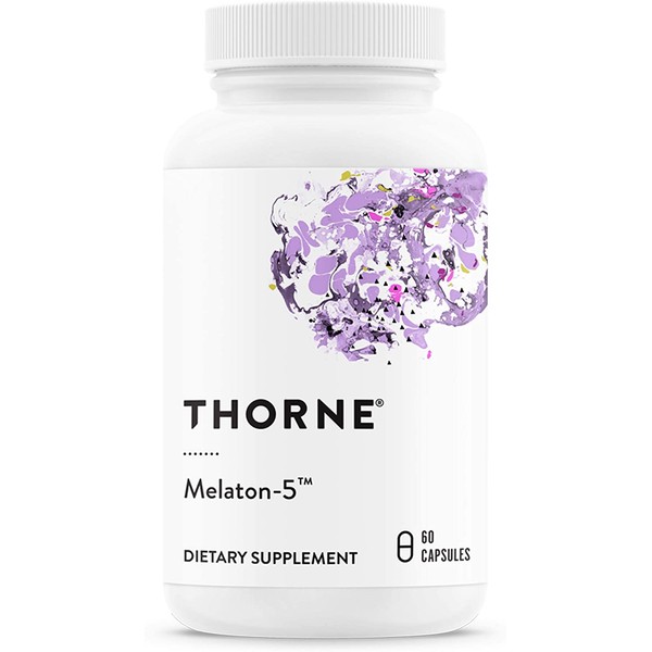 Thorne Research - Melaton-5 - Melatonin Supplement (5 mg) to Promote Sleep and Relaxation - 60 Capsules