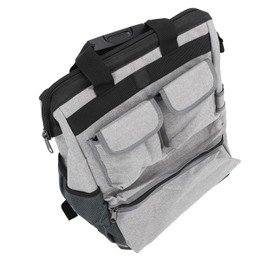 Electrician Tool Backpack Heavy Duty Tool Kit Carrier Elevator Maintenance Bag with Shoulder Strap Backpack Tool Bag with Padded Back Support