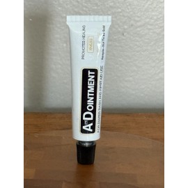 VTG 1969 White A and D Ointment Diaper Rash First Aid Metal Tube Movie Prop NOS