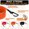 RoofPax Premium 2'' x 10" Retractable Ratchet Straps 4 Pack