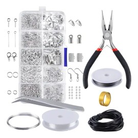 Estilosscom - Set De Joyeria Acero Inoxidable Plateado Llave Antigua