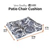 Classic Accessories Vera Bradley Water-Resistant Patio Chair Cushions, 19 x