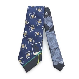 Florene Necktie, JoJo's Bizarre Adventure Part 3 Necktie, DIO JJN000005-013, Navy 7, Standard, navy 7