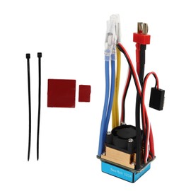 320A Dual Way Bidirectional Brushed ESC with Fan 3A 5V 3 Modes Waterproof Universal Multiple Protection RC Boat ESC 1 to 2