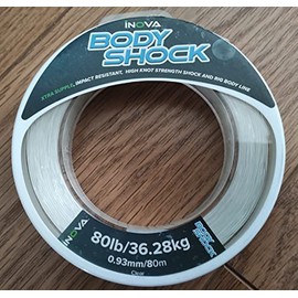 Inova Body-Shock Shock Leader Rig Body Sea Fishing Line (80lb 80m)