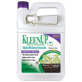 Bonide KleenUP Weed & Grass Killer High Efficiency Formula, 128 oz Ready-to-Use, Fast Acting Formula Kills Weeds & Roots