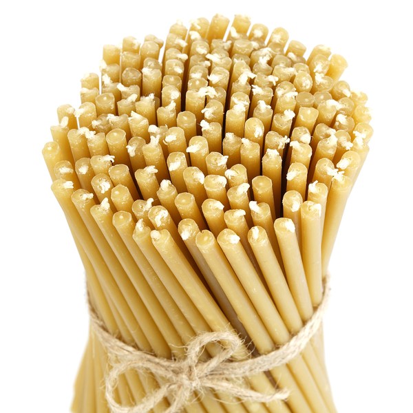 Sofrinoshop Beeswax Candles - Tall, Thin Taper Candles – Decorative
