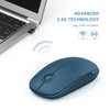 Wireless Mouse, Vssoplor 2.4G Slim Portable Computer Mice with Nano