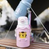 Maíz Vaso Bebe Botella Infantil + Popote Agua Kawaii Antiderrame