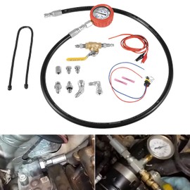 Hpop Test Tool High Pressure & Air Leak Test Gauge Tool Kit Fit for 1994-2007 Ford F250 F350 6.0L & 7.3L Powerstroke