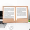 Nizirioo Kraft Paper Presentation Folder Kraft Paper: Pack of 15
