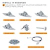 HardwareX supply Garage Door Hinge Roller Bracket Hardware Tune Up
