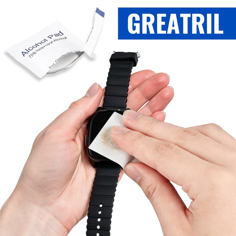 Awubsd 300 Pcs Alcohol Swabs, Individually Wrapped Alcohol Cleaning Pads