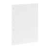 A4 Lined Refill Paper, 290x210mm, 4-Ring, 100GSM 10mm Wide Ruled,
