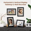 Heimlove 5x7 Black Picture Frame,Black 5 x 7 Photo Frames