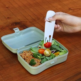 koziol lunch box Basic, thermoplastic, white, 12.2 x 16.8 x 6.6 cm