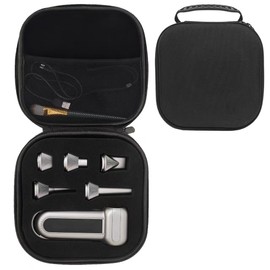 YouKnow Travel Case Compatible with WOLFBOX MF100 Electric Air Duster - Custom Foam Organizer for Blower Tool & Accessories (Only Case) (Black)