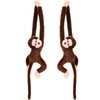 1 Pair Curtain Monkey Tiebacks Hook Curtain Clips Rope Plush