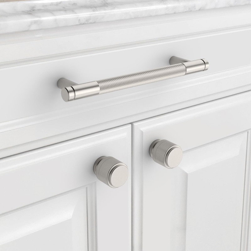 KNOKLOCK 10 Pack Brushed Satin Nickel Cabinet Pulls 5 Inch(128mm)