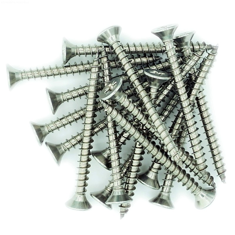 No.12 x 1 (6mm x 25mm) Pozi Countersunk Chipboard Screw