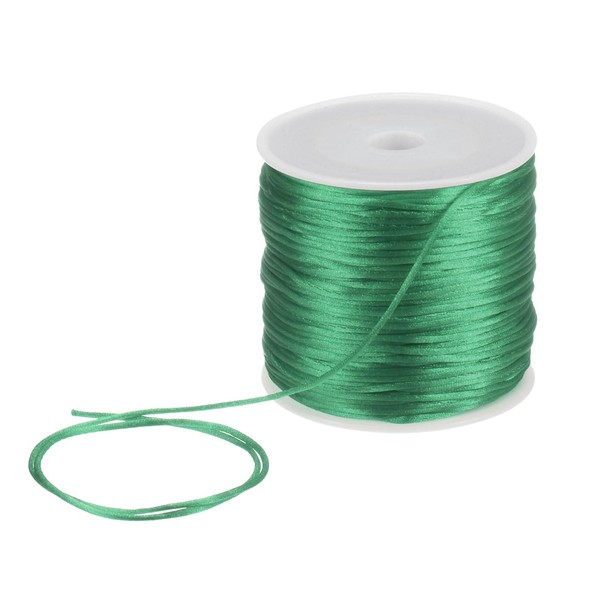 sourcing map 1.5mm Nylon String Cord 60 Yards Nylon Satin