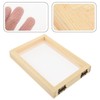 Tofficu Wooden Paper Making Kit, Wooden Frame, Paper Making Screen
