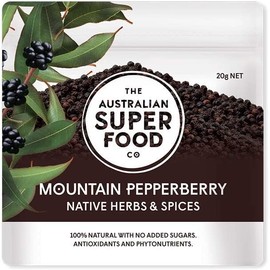 The Australian Superfood Company Whole mountain Pepperberry 20g, Green