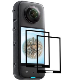 FiTSTILL LCD Film Screen Protector Compatible with Insta360 X3,Touch Sensitive Tempered Glass Screen Cover for Insta 360 x3 Camera Accessories kit,Ultra HD,9H Hardness,Scratch Resistant