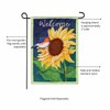 Evergreen Flag Bluebird and Sunflower Applique Garden Flag 12x18 double