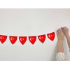 AK Giftshop Turkey Pennant Flag Bunting Birthday Wedding Events Decorations