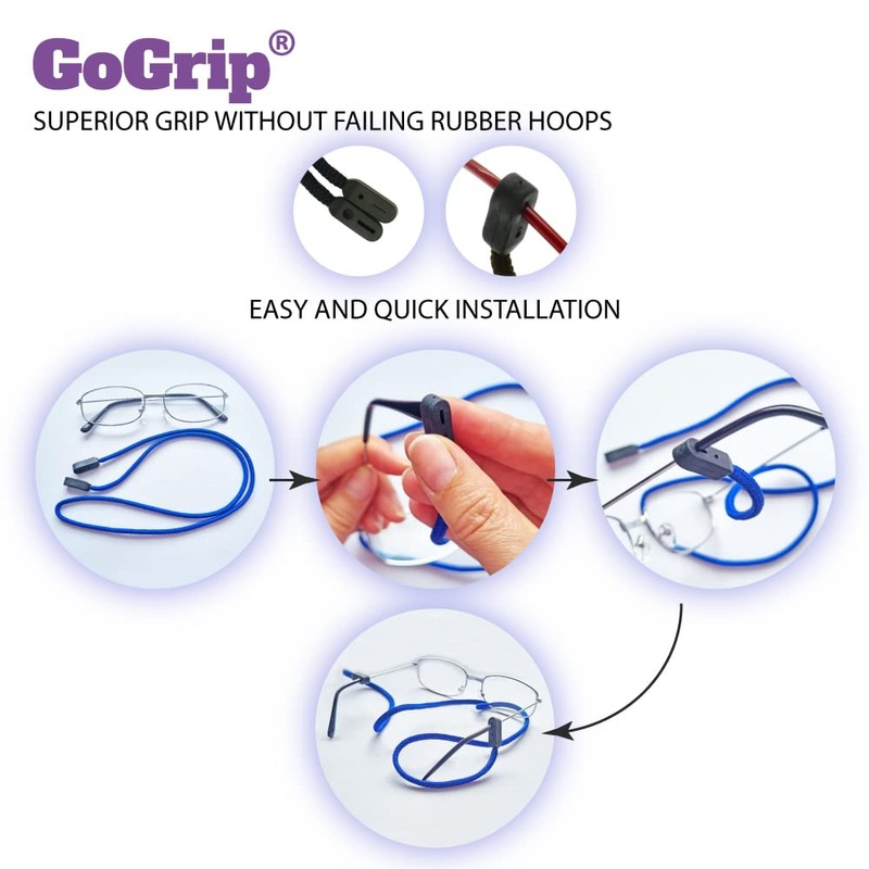 GoGrip 2.0 - Extra Strong Glasses Cords (Bone)