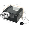 Steel Locking Tip Box - Heavy Duty Secure Tip Jar