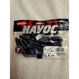 Berkley Havoc Rocket Craw Scott Suggs Design HVMRC4-JB 4in 8Ct 2PK