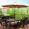 2 Set 2 Inch Patio Table Umbrella Hole Ring and